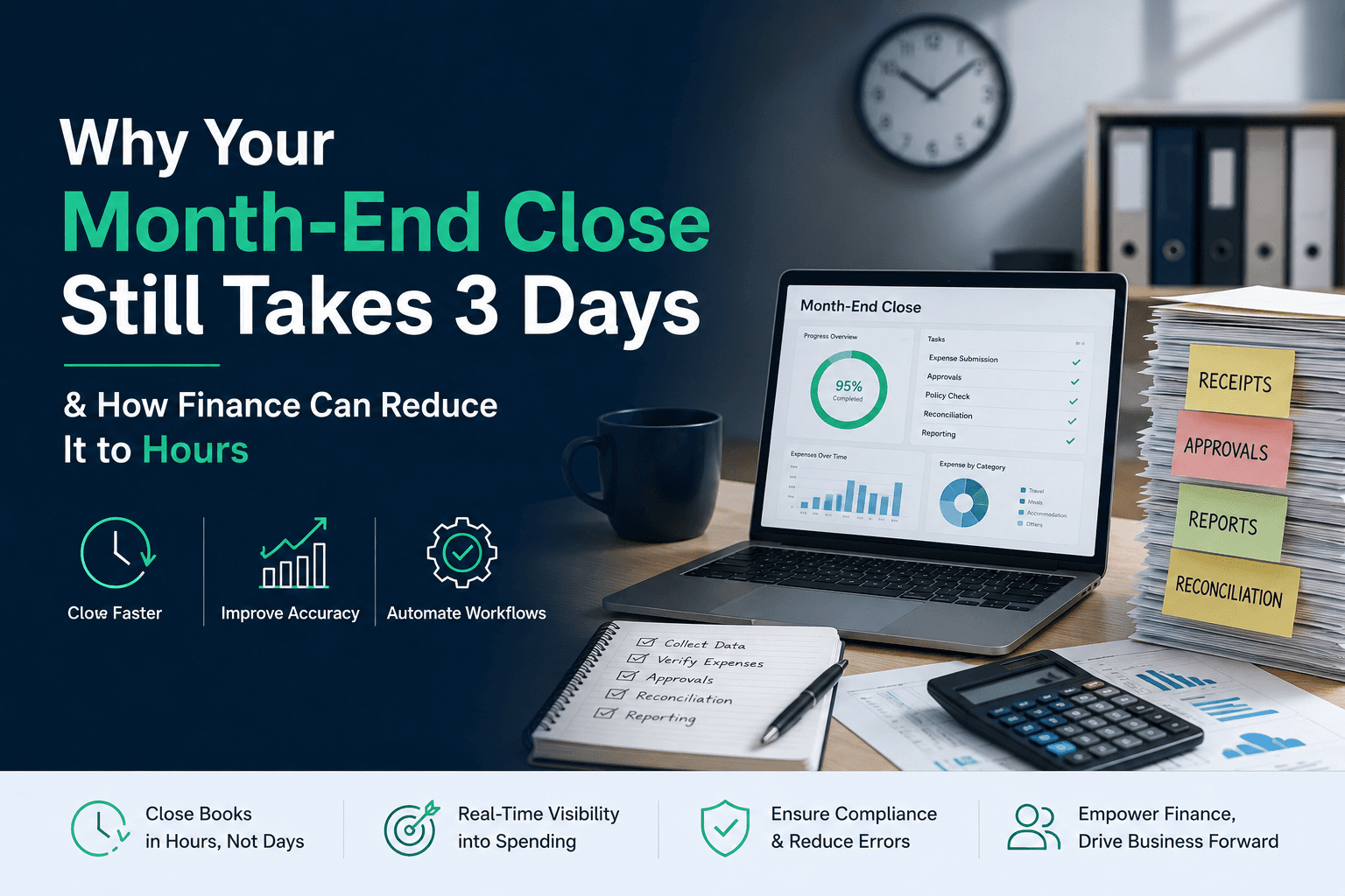Reasons Why Your Month-End Close Still Takes 3 Days & How to Finance Reduce It to Hours)
