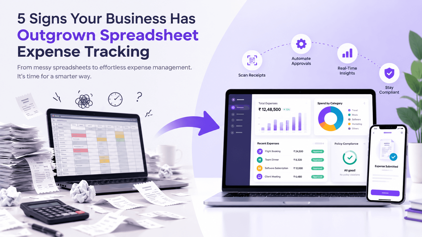 5 Signs Your Business Has Outgrown Spreadsheet Expense Tracking