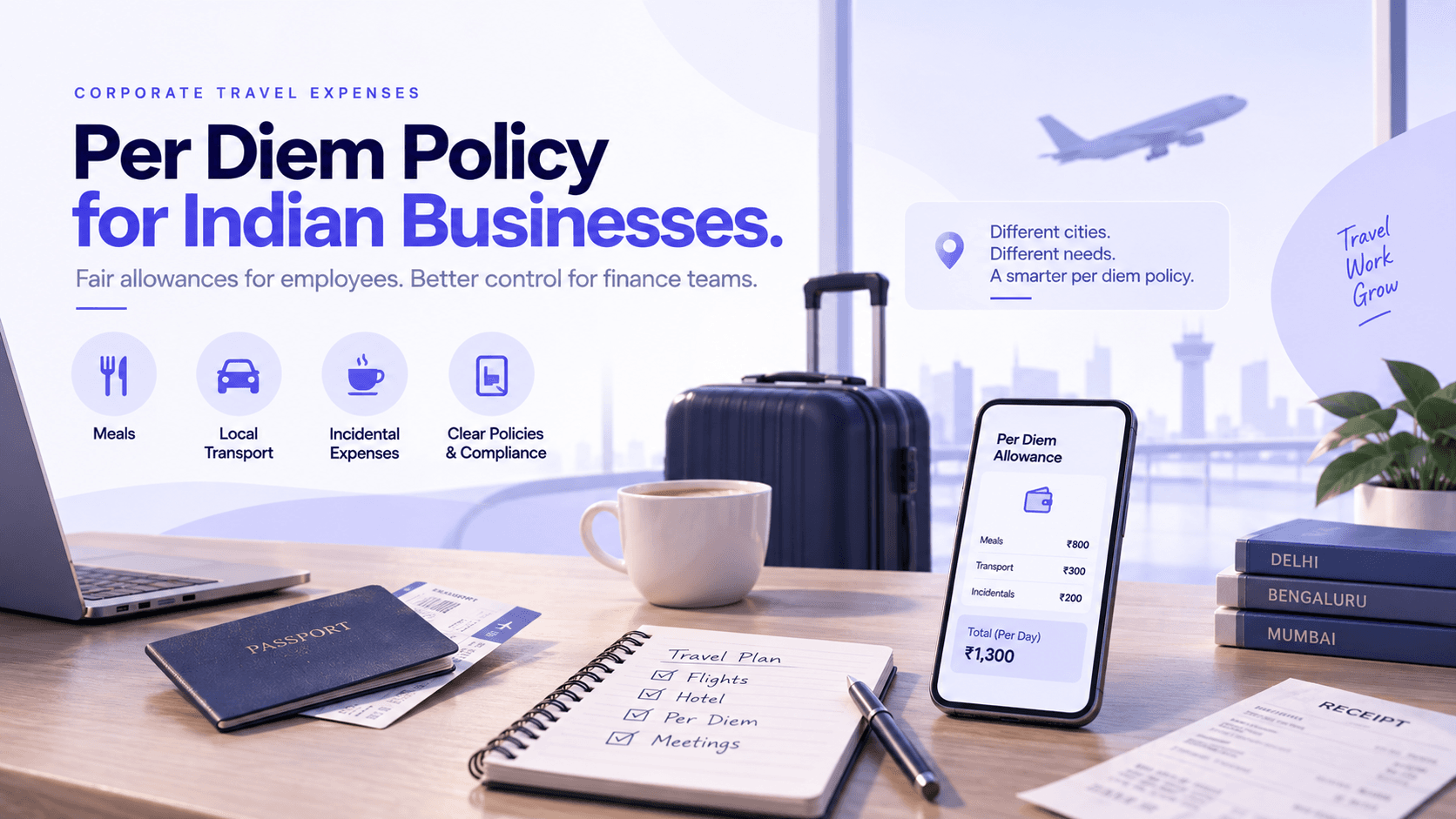 Corporate Per Diem Policy in India: Setting Rates, Tax Rules & Enforcement