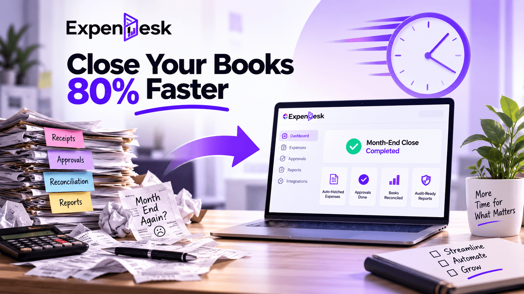 How to Close Your Books 80% Faster: A Month-End Expense Reconciliation Guide