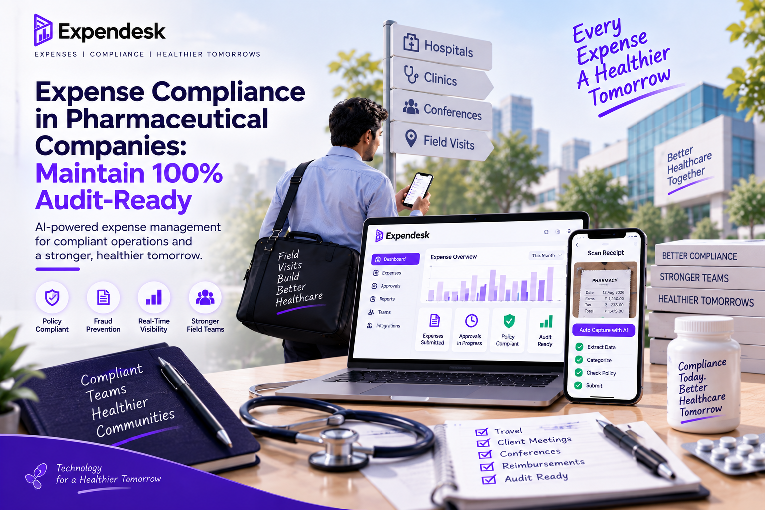 Expense Compliance in Pharmaceutical Companies: Maintain 100% Audit-Ready