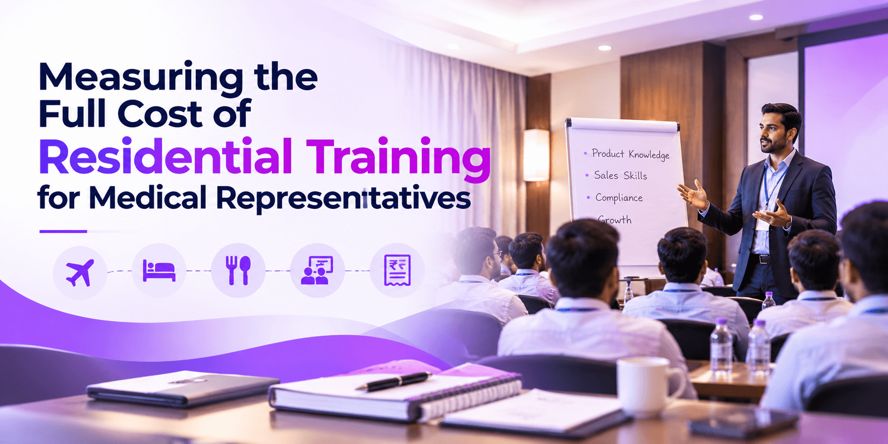 Measuring the Full Cost of Residential Training for Medical Representatives